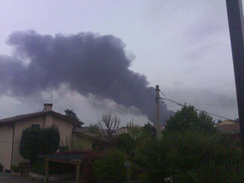 Fabbrica incendiata.
Cochini in pericolo?