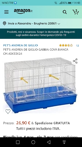 Gabbia per 2...