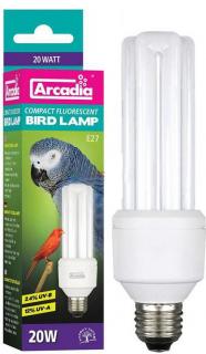 Lampada solare per pappagalli